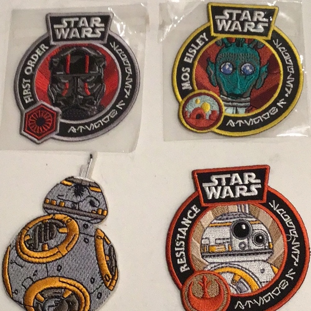 Star Wars Embroidered Patches Set of 7 Funko Smugglers Bounty